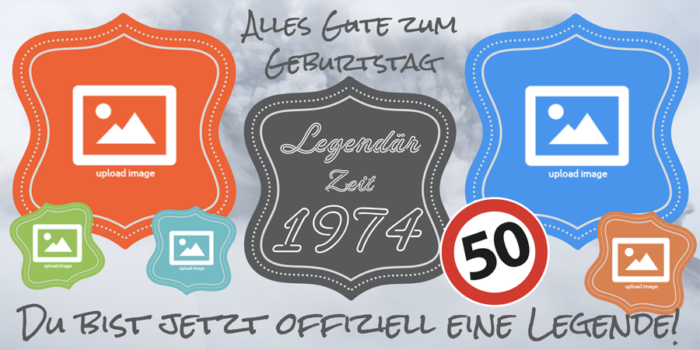 Geburtstagsbanner 50 007